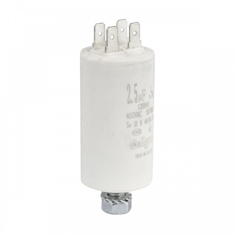 b898ae5331944983b529f89e4c3b6b15 KONDASTÖR 2,5 µF 450 VAC - 50/60 Hz ALLGOO - Görsel 1